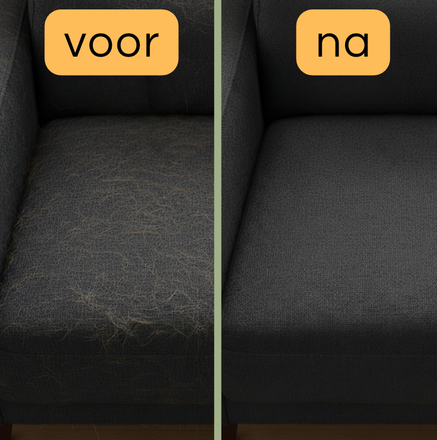 Handschoen voor hondenharen